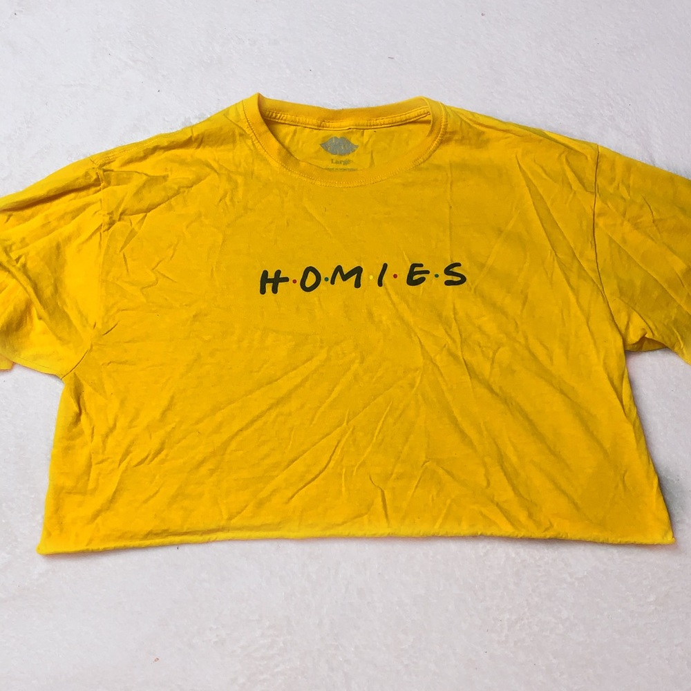 H.o.m.i.e.s yellow belly shirt